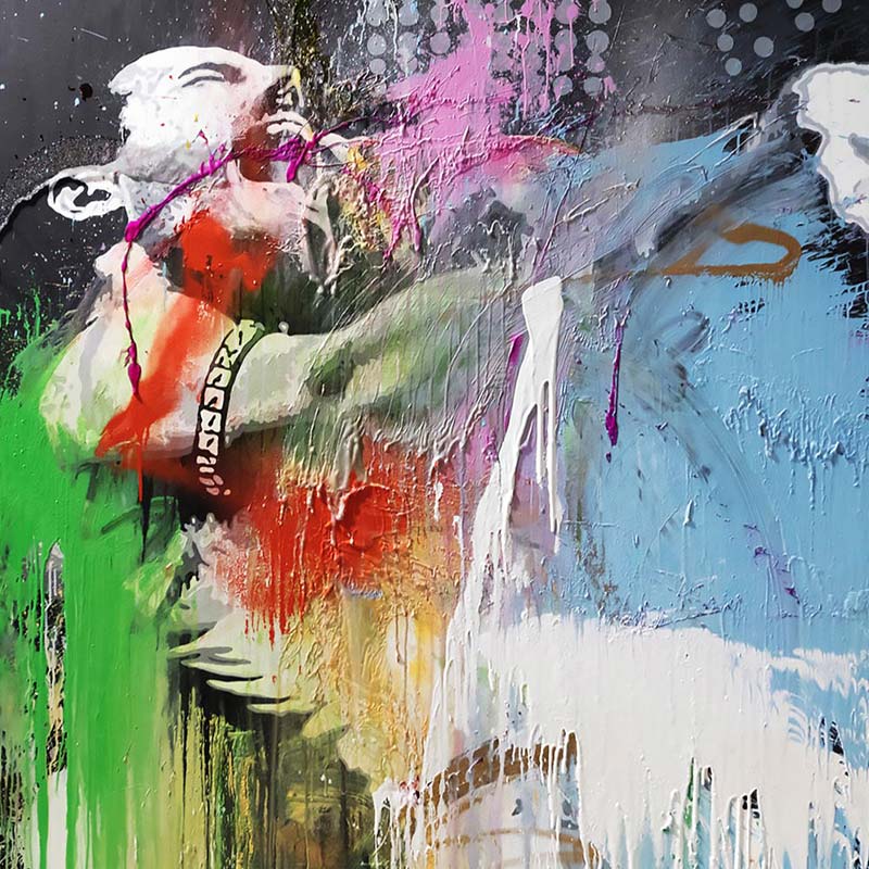 event with the participation of artist Leonardo Hidalgo