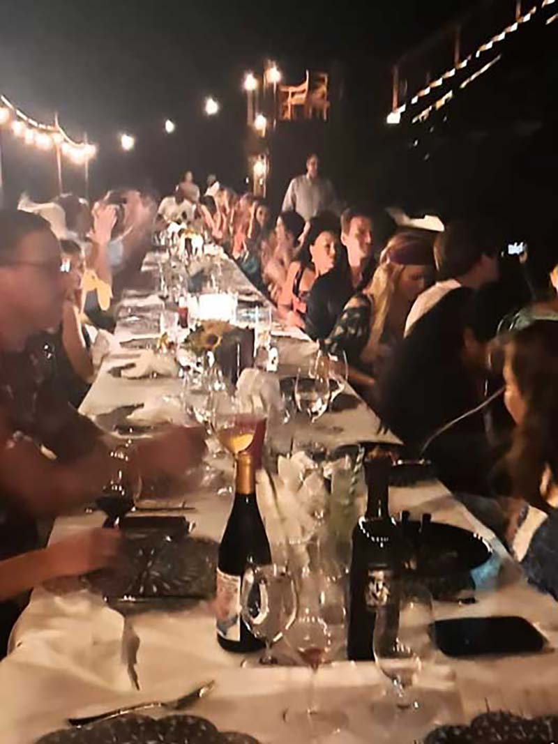 event with the participation of artist Leonardo Hidalgo