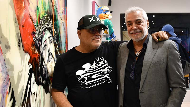 event with the participation of artist Leonardo Hidalgo