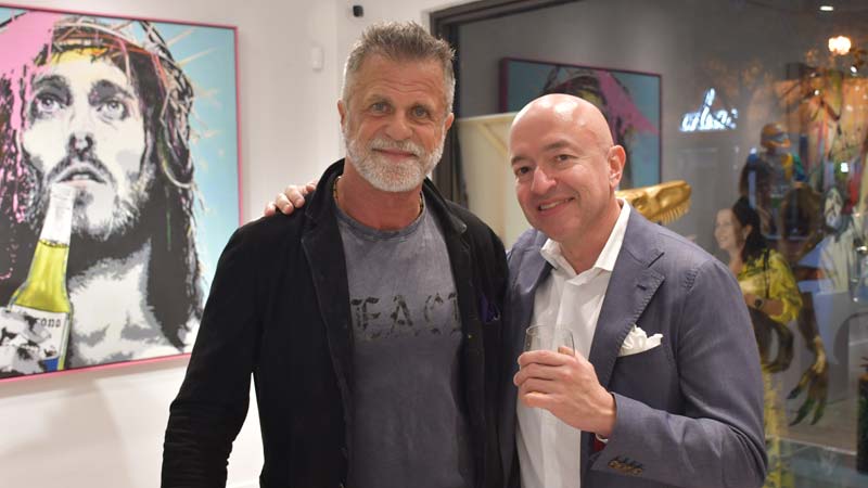 event with the participation of artist Leonardo Hidalgo