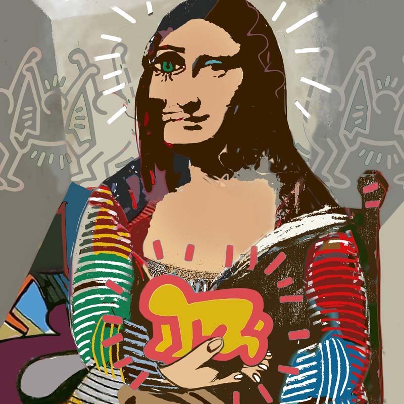 Monalissa And Little Haring