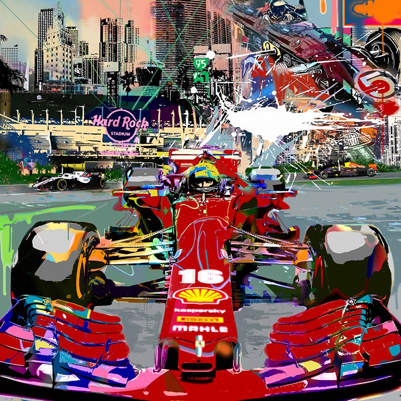 Force Of Nature 48" x 48" ACRYLIC ON CANVAS