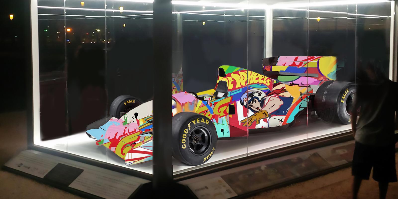 Formula 1 Display 48" x 48" ACRYLIC ON CANVAS